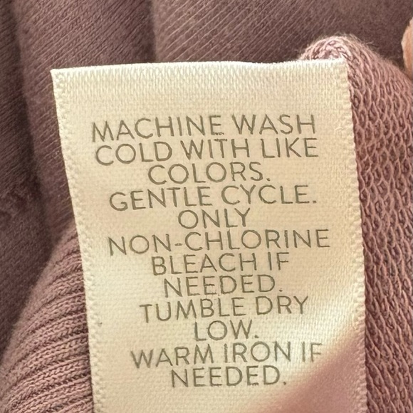 Pure J Jill Shirt Size SP Light Mauve Pull On Cowl Turtle Neck Cotton Blend - Picture 7 of 10